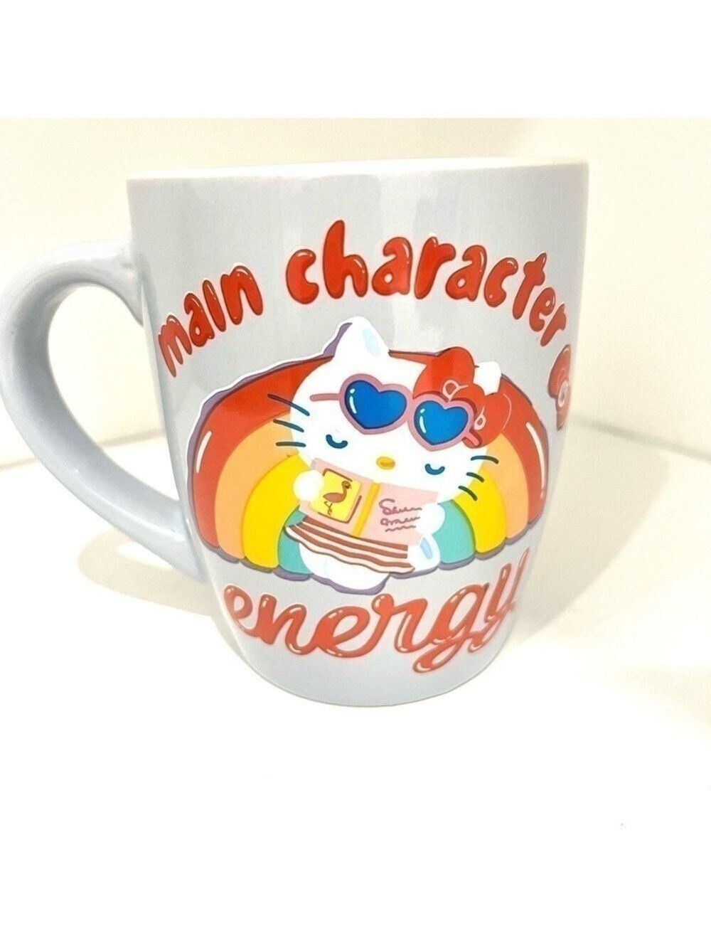 Hello Kitty by Sanrio 25 oz Main Character Energy Ceramic Mug New!